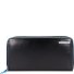 Portafoglio quadrato blu RFID in pelle 19 cm Variante schwarz Portafoglio quadrato blu RFID in pelle 19 cm Variante schwarz