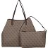 Victtoria Borsa shopper 40 cm Variante latte logo-brown  Victtoria Borsa shopper 40 cm Variante latte logo-brown