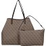  Victtoria Borsa shopper 40 cm Variante latte logo-brown