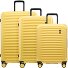  Oxygen 4 ruote Set di valigie 3 pezzi con piega di espansione Variante yellow