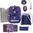 ErgoFlex Light Set di borse per la scuola 5 pezzi Variante Dancing Star  ErgoFlex Light Set di borse per la scuola 5 pezzi Variante Dancing Star
