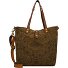 Borsa shopper 29 cm Variante militare-cognac Borsa shopper 29 cm Variante militare-cognac