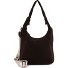  Laurine Borsa a spalla Vera Pelle 34 cm Variante chocolate brown