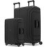  Essentials 15 Set di valigie da 4 ruote con 4 ruote S+L con chiusura a tre punti Variante deep black
