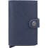  Miniwallet Crisple Custodia per carte di credito Portafoglio RFID in pelle 6,5 cm Variante navy