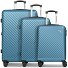 Paradise 2.0 4 ruote Set di valigie 3 pezzi con piega di espansione Variante glacier blue Paradise 2.0 4 ruote Set di valigie 3 pezzi con piega di espansione Variante glacier blue