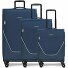  taska set di valigie a 4 ruote 3 pezzi con piega elastica Variante navy