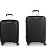  Queens 4 ruote Set di valigie 2 pezzi espandibile Variante negro