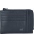  Portacarte di credito speciale quadrato blu RFID in pelle 12 cm Variante nero