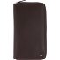  Polo Portafoglio Protezione RFID Vera Pelle 21.5 cm Variante dunkelbraun