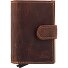  Vintage Portafoglio Protezione RFID Pelle 8 cm Variante brown