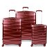 Stellar 4 ruote Set di valigie 3 pezzi con piega di espansione Variante rosso Stellar 4 ruote Set di valigie 3 pezzi con piega di espansione Variante rosso