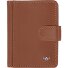  Polo Custodia per carta di credito Protezione RFID Vera Pelle 8 cm Variante cognac
