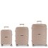 Kiba Set di valigie a 4 ruote 3 pz. Variante beige Kiba Set di valigie a 4 ruote 3 pz. Variante beige