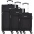Edinburgh 4 ruote Set di valigie 3 pezzi Variante schwarz Edinburgh 4 ruote Set di valigie 3 pezzi Variante schwarz