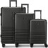 Hanoi 4 ruote Set di valigie 3 pezzi con piega di espansione Variante black