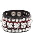 Bracciale in pelle 20 cm Variante nero Bracciale in pelle 20 cm Variante nero