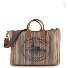  Pothos Borsa shopper 43 cm Variante righe beige-azzurro