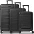  London 4 ruote Set di valigie 3 pezzi espandibile Variante deep black