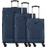  Travel Line 6804 Set di valigie a 4 ruote 3 pz. Variante blue
