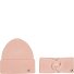  Set regalo cappello e fascia in maglia Ck Metal Variante petal blush