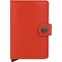  Miniwallet Custodia originale per carte di credito Portafoglio RFID in pelle 6,5 cm Variante orange