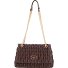  Ruga Emma Borsa a spalla 28 cm Variante darkbrown