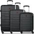  Amplar Evo 4 ruote Set di valigie 3 pezzi con piega di espansione Variante black