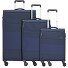 Travel Line 9004 Set di valigie a 4 ruote 3 pz. Variante blau  Travel Line 9004 Set di valigie a 4 ruote 3 pz. Variante blau