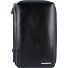 Custodia per passaporto da viaggio quadrata blu in pelle 14 cm Variante black Custodia per passaporto da viaggio quadrata blu in pelle 14 cm Variante black