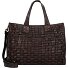  Edera Borsa shopper Pelle 40 cm Variante moro