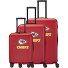  travelite x NFL 4 ruote Set di valigie 3 pezzi espandibile Variante kansas city chiefs
