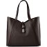  Goccia Borsa shopper L Vera Pelle 37 cm Variante cioccolato 1