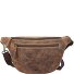  Vintage Marsupio Pelle 22 cm Variante brown