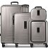  Set di valigie a 4 ruote Essentials14 Beautycase 4pcs con scomparto per laptop pieghevole ad espansione Variante coffee grey metallic