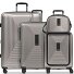  Set di valigie a 4 ruote Essentials14 Beautycase 4pcs con scomparto per laptop pieghevole ad espansione Variante coffee grey metallic