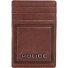  PT16-08536 Porta carte di credito in pelle da 7 cm con fermasoldi Variante brown