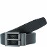  Cintura reversibile Traveller in pelle Variante schwarz-schwarz | 105 cm