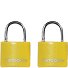  Accessori da viaggio Set di 2 lucchetti di sicurezza da 2,5 cm Variante yellow