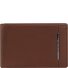  Eluxe Veg Portafoglio Protezione RFID Vera Pelle 11 cm Variante dark brown