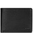 Portafoglio QF RFID in pelle 12 cm pieghevole con scomparto con zip Variante all black Portafoglio QF RFID in pelle 12 cm pieghevole con scomparto con zip Variante all black