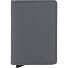  Slimwallet Custodia per carte di credito RFID in pelle 6,5 cm Variante carbon cool grey