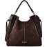  Era Borsa a spalla Vera Pelle 41 cm Variante moka
