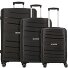 Leon 4 ruote Set di valigie 3 pezzi Variante schwarz Leon 4 ruote Set di valigie 3 pezzi Variante schwarz