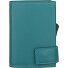 SecWal 2 Custodia per carte di credito Portafoglio RFID in pelle 9 cm Variante türkis SecWal 2 Custodia per carte di credito Portafoglio RFID in pelle 9 cm Variante türkis