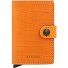 Miniwallet Cleo Custodia per carte di credito RFID in pelle 6,5 cm Variante ochre-brown Miniwallet Cleo Custodia per carte di credito RFID in pelle 6,5 cm Variante ochre-brown