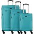  Travel Line 6804 Set di valigie a 4 ruote 3 pz. Variante petrol