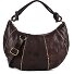  Sole Borsa a spalla L Vera Pelle 40 cm Variante moro