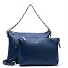  Borsa a tracolla in pelle Milano 26 cm Variante blue