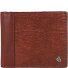  Donna Portafoglio Protezione RFID Vera Pelle 11 cm Variante cognac